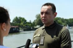 Minister Vulin: The Serbian Armed Forces is ready to defend its land, air and water