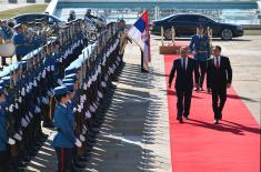 Ceremonial Reception of Minister of Defence of Russian Federation