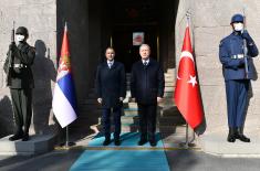 Meeting of Minister Stefanović and Akar in Ankara