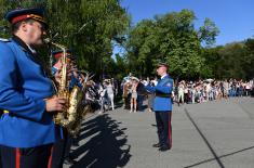 Salvo and Guards Drill on the Serbian Armed Forces Day