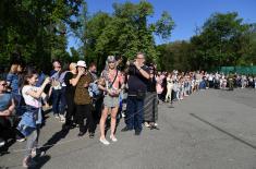 Salvo and Guards Drill on the Serbian Armed Forces Day