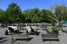 Salvo and Guards Drill on the Serbian Armed Forces Day
