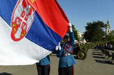 Salvo and Guards Drill on the Serbian Armed Forces Day