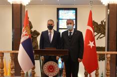 Meeting of Minister Stefanović and Akar in Ankara