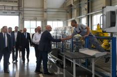 Minister Vučević Visits Company “Complex Combat Systems” in Velika Plana