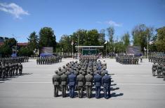 Генерална проба промоције најмлађих официра Војске Србије