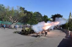 Salvo and Guards Drill on the Serbian Armed Forces Day