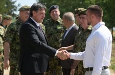 Minister of Defence inspects infrastructure works in Niš barracks