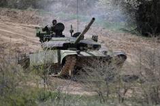 Борбена обука на модернизованим тенковима