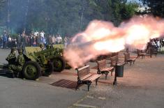 Salvo and Guards Drill on the Serbian Armed Forces Day