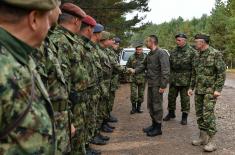 Minister Vulin: Members of Serbian Armed Forces motivated for carrying out exercise “Joint Action 2020”