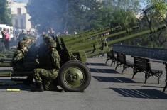 Salvo and Guards Drill on the Serbian Armed Forces Day