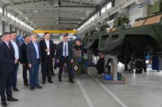 Minister Vučević Visits Company “Complex Combat Systems” in Velika Plana