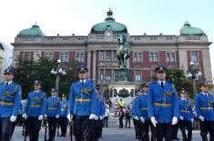 Salvo and Guards Drill on the Serbian Armed Forces Day