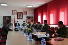 Minister Stefanović visits members of 63rd Parachute Brigade