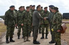 Ministar Vulin: Pripadnici Vojske Srbije motivisani za izvođenje vežbe „Sadejstvo 2020“ 