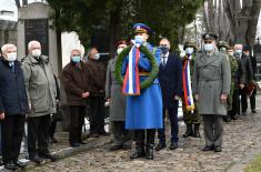 Minister Stefanović lays wreath to mark centenary of death of Field Marshal Živojin Mišić