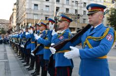 Salvo and Guards Drill on the Serbian Armed Forces Day