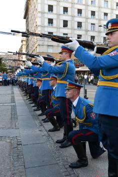 Salvo and Guards Drill on the Serbian Armed Forces Day