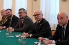 Meeting between ministers Vučević and Szalay-Bobrovniczky