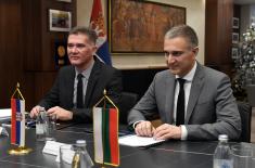 Meeting between Minister Stefanović and Bulgarian Ambassador