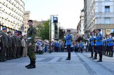 Salvo and Guards Drill on the Serbian Armed Forces Day