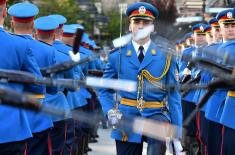 Salvo and Guards Drill on the Serbian Armed Forces Day