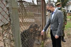 Minister Stefanović visits Dog Training Centre