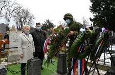 Minister Stefanović lays wreath to mark centenary of death of Field Marshal Živojin Mišić
