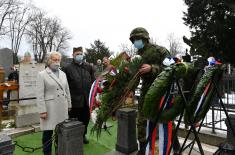 Minister Stefanović lays wreath to mark centenary of death of Field Marshal Živojin Mišić