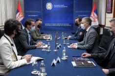Meeting between Minister Stefanović and NATO Deputy Assistant Secretary-General