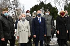 Minister Stefanović lays wreath to mark centenary of death of Field Marshal Živojin Mišić