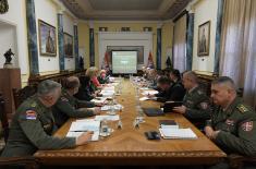 Meeting of Working group on creating conditions necessary for reintroduction of mandatory military service