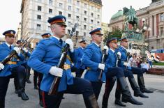 Salvo and Guards Drill on the Serbian Armed Forces Day