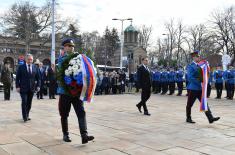 Ministers Vulin and Shoygu Laid Wreaths at the Cemetery of Liberators of Belgrade