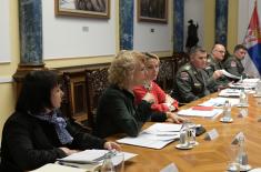 Sastanak Radne grupe za stvaranje uslova za aktiviranje redovnog služenja vojnog roka 
