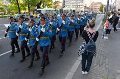 Salvo and Guards Drill on the Serbian Armed Forces Day