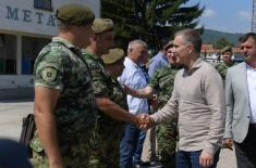 Minister Stefanović: Greater involvement of military in engineering works