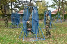 Minister Stefanović visits members of 63rd Parachute Brigade