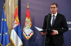 The reception of the President of the Republic on the occasion of Serbian Armed Forces Day