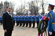 Ministers Vulin and Shoygu Laid Wreaths at the Cemetery of Liberators of Belgrade