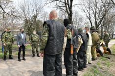 Minister Stefanović visits Dog Training Centre