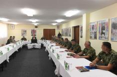 Minister Vučević Visits Army Training Centre in Požarevac