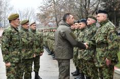 Minister Vulin: Training and Morale of the Units is at a High Level