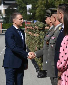 Minister Stefanović Meets Military Athletes