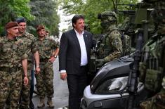 Ministar odbrane obišao 72. brigadu za specijalne operacije