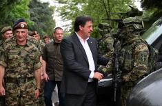 Ministar odbrane obišao 72. brigadu za specijalne operacije