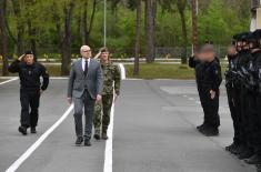 Minister Vučević and General Mojsilović at Handover of Duty of “Kobre” Commander