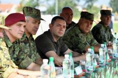 Minister Vulin: Training is what distinguishes a successful army from a failed one