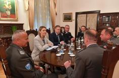 Minister Stefanović meets with Košare fighters